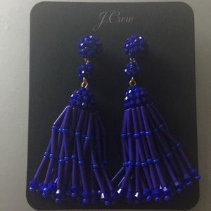 J. Crew Long Tassel Earrings